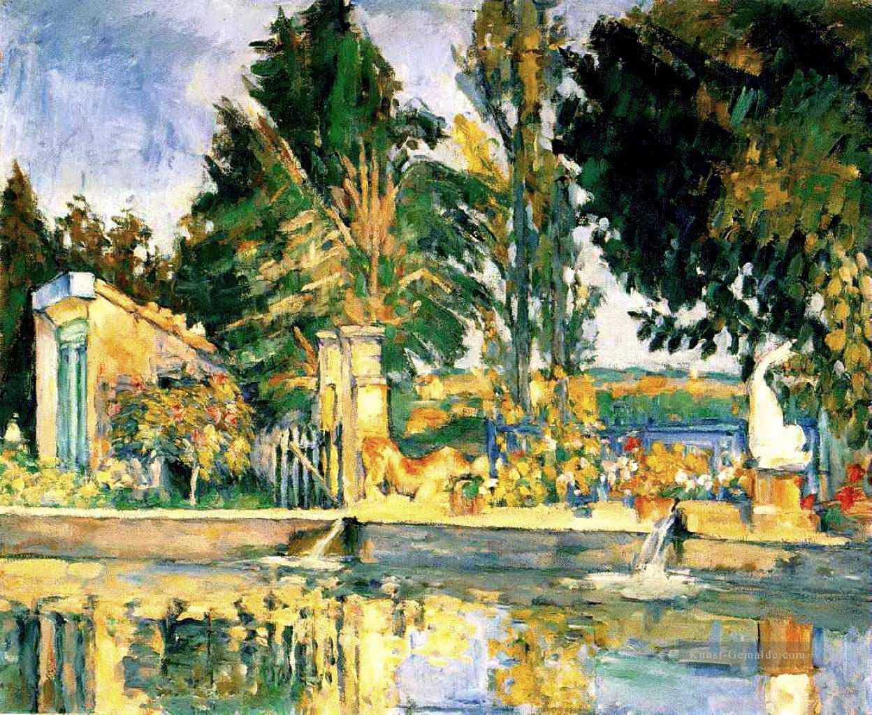 Jas de Bouffan der Pool Paul Cezanne Landschaft Ölgemälde